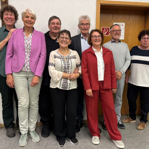 Leider fehlt auf dem Bild Beisitzer Bernhard Keller - er hat fotografiert.